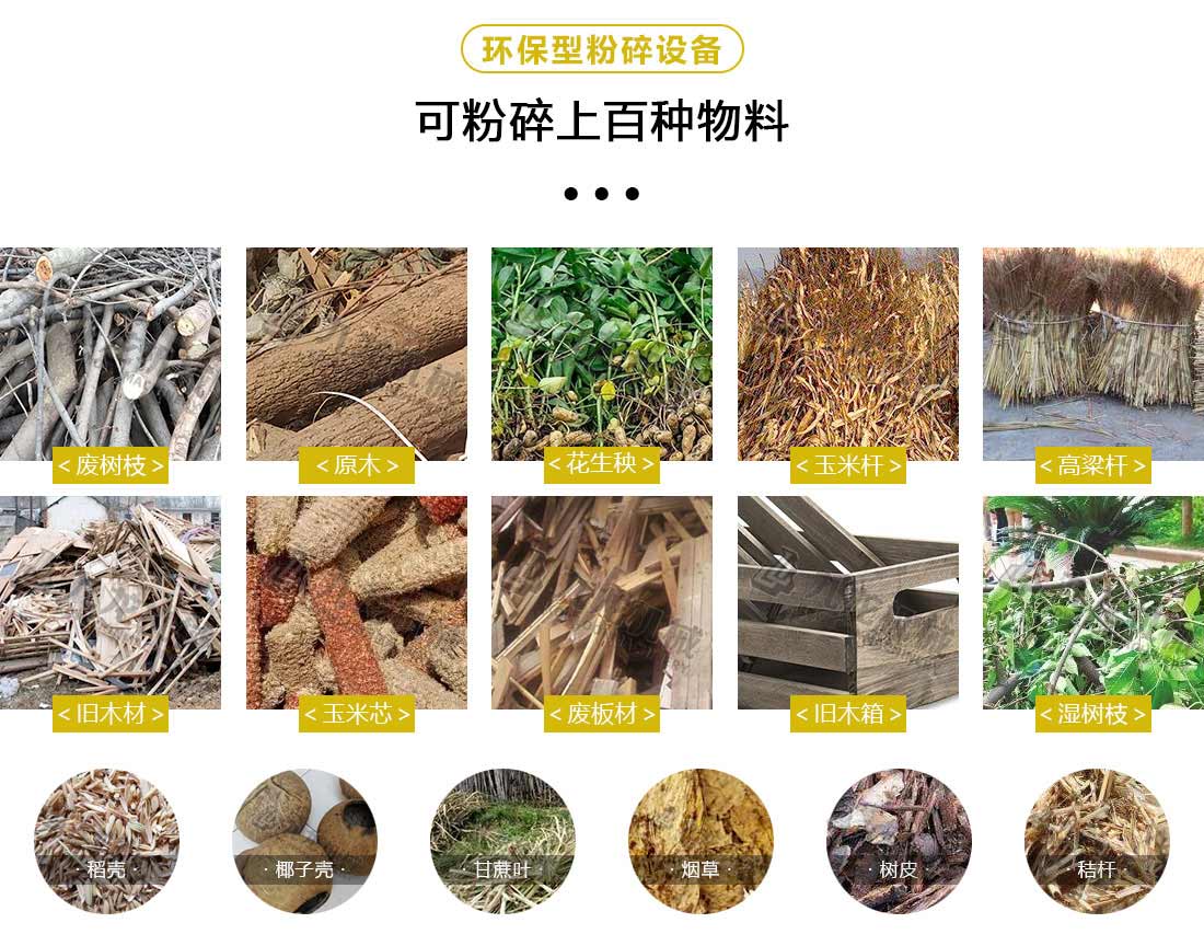 木屑粉碎機應(yīng)用物料 木屑粉碎機應(yīng)用物料
